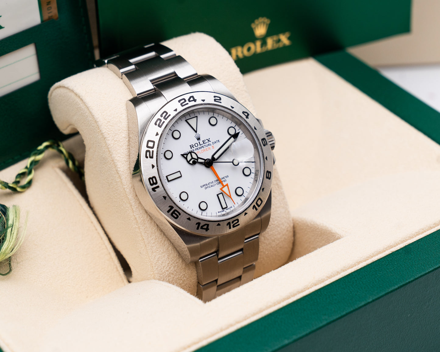 Rolex   Explorer II 42mm 216570 White Dial 2018