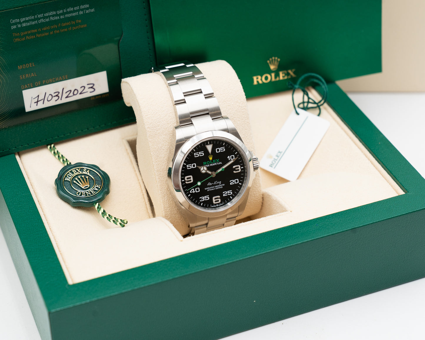 Rolex Air King 126900 40mm Black 2023