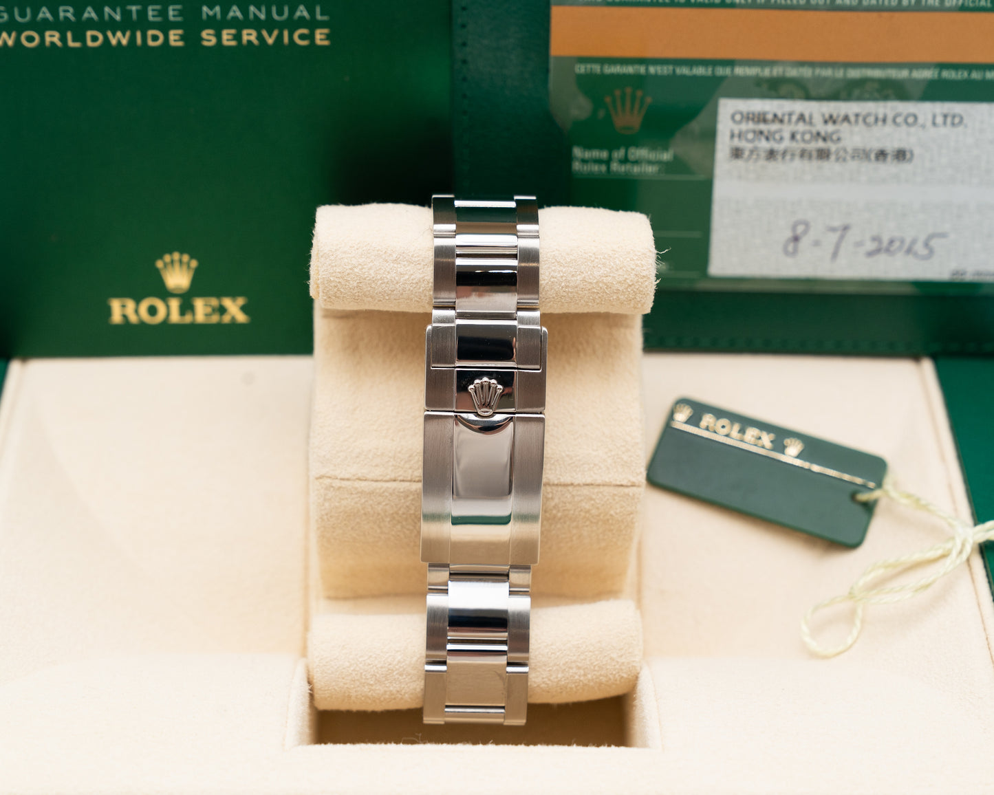 Rolex GMT Master II 40mm 116710BLNR Batman Black and Blue 2015