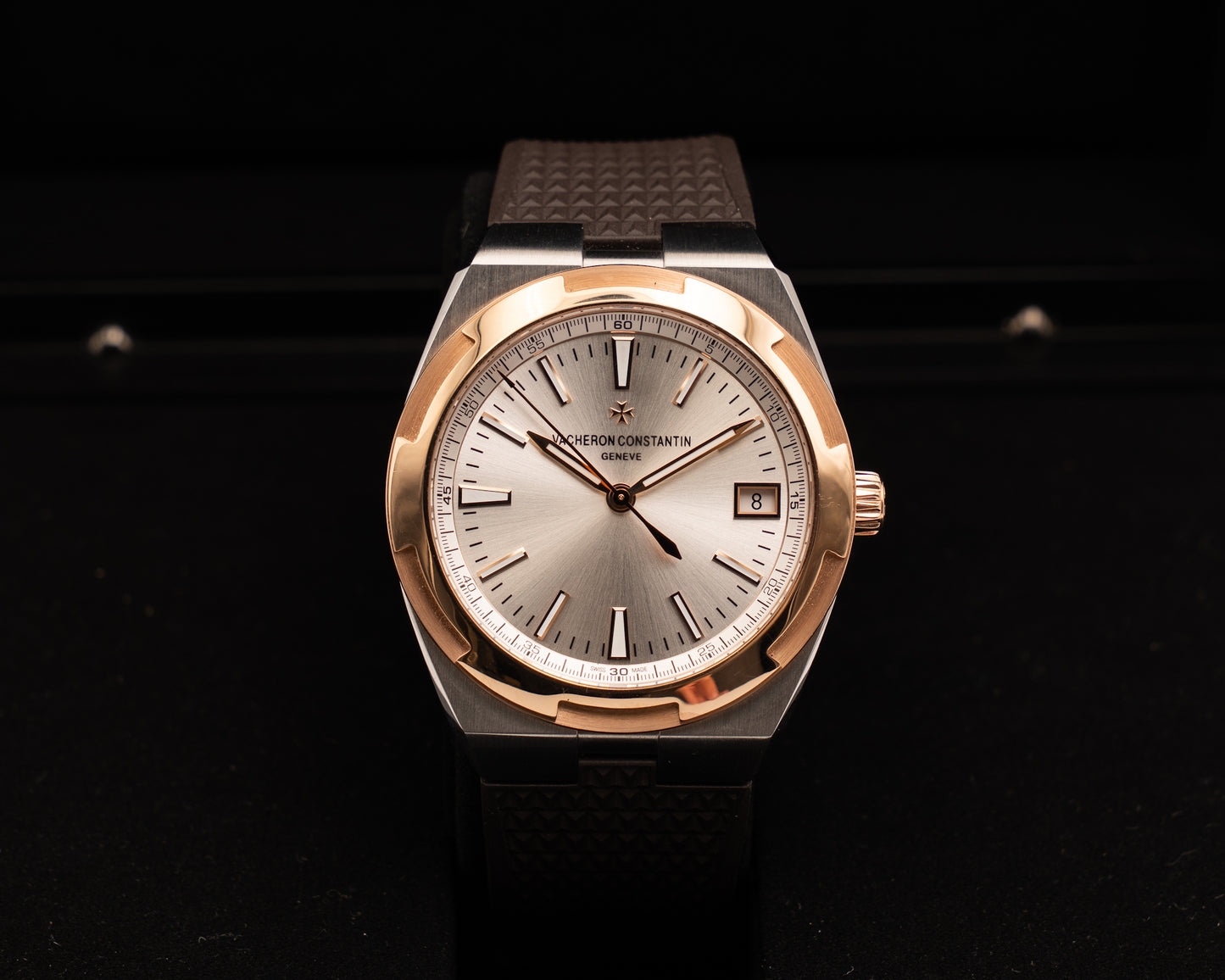 Vacheron Constantin Overseas 41mm 4500v Silver Dial Two Tone 2019