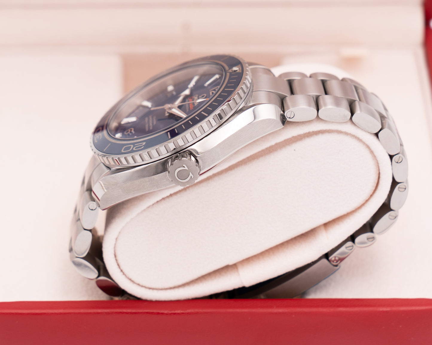 NEW UNWORN Omega Seamaster Planet Ocean 600M 232.90.46.21.03.001 45.5mm Titanium Blue Dial 2013