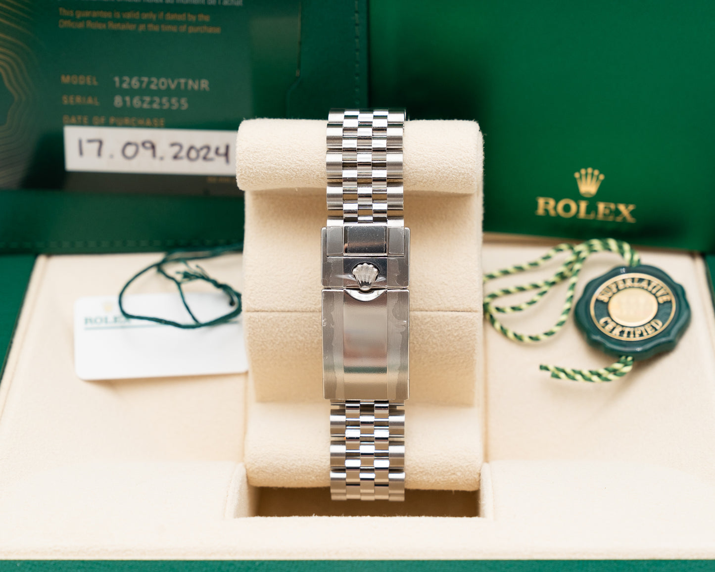 Rolex GMT Master II 40mm 126720VTNR Sprite on Jubilee 2024