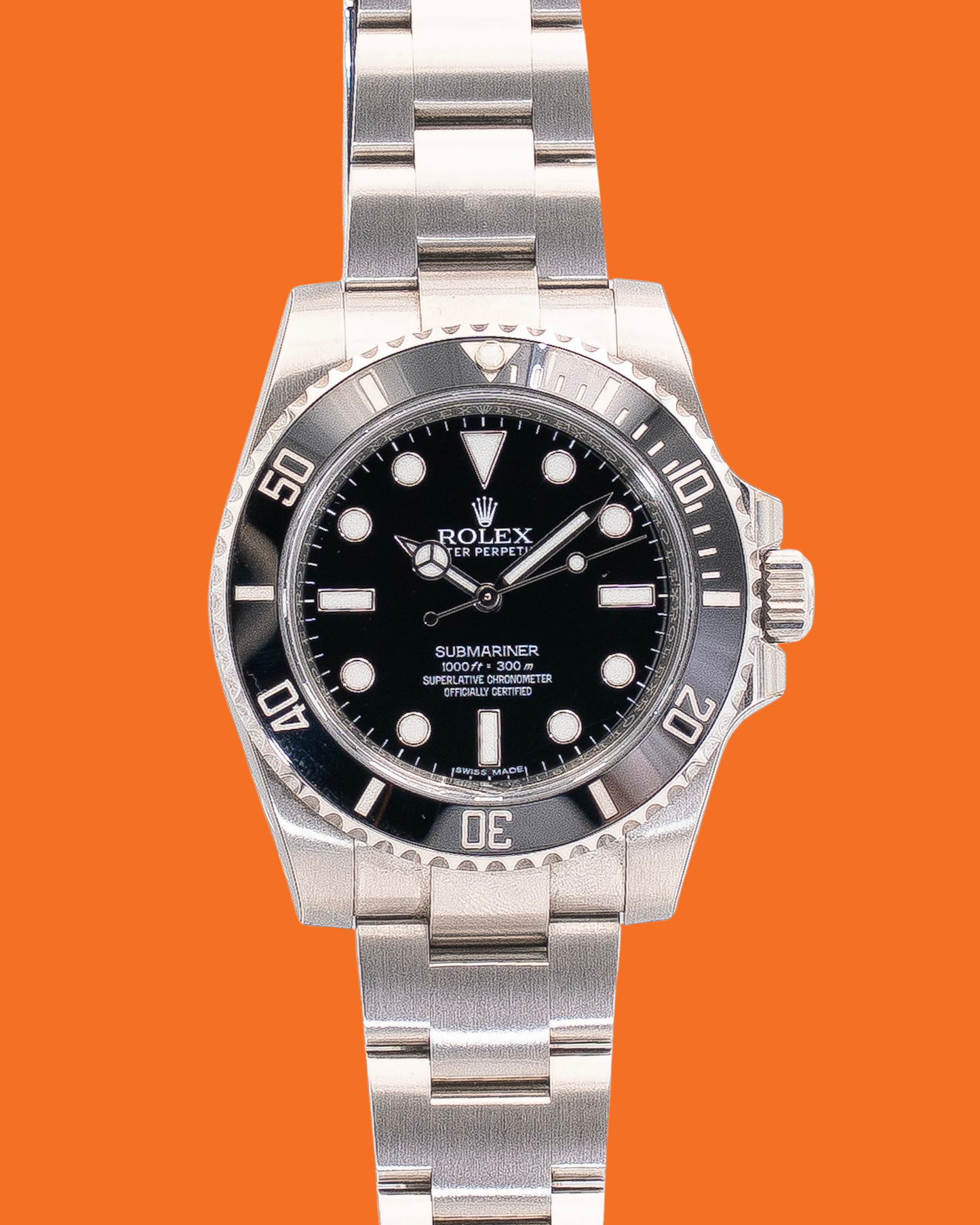 UNWORN STICKERED Rolex Submariner No-Date 40mm 114060 2017