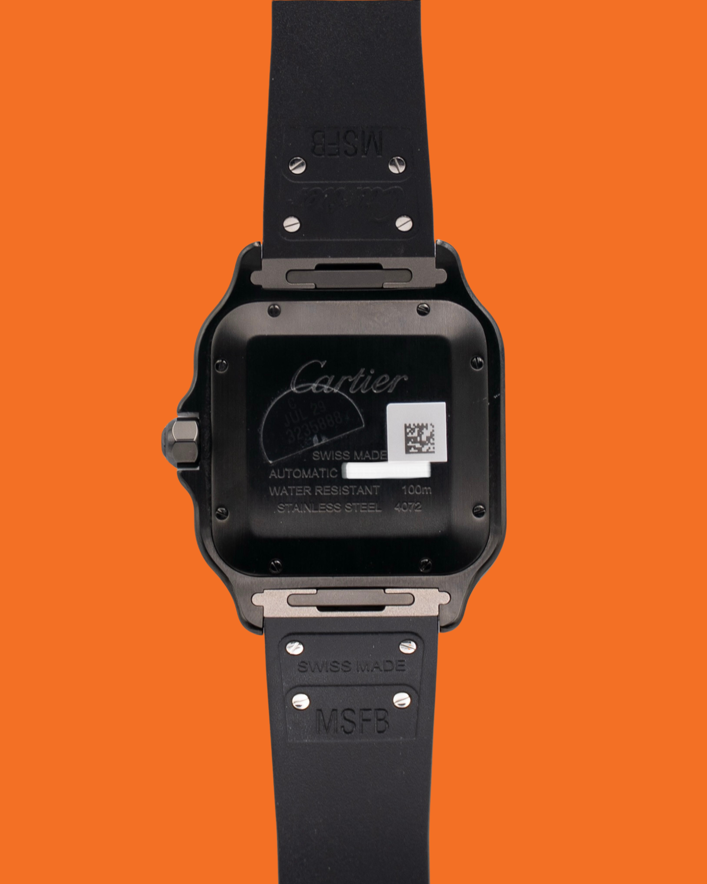 Santos de Cartier 39.8mm WSSA0039 Black DLC