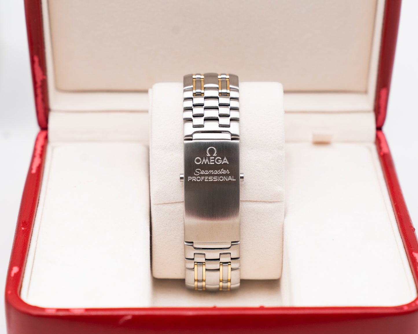 Omega Seamaster Diver 300M Automatic 41mm 2455.50.00 Black Dial Yellow Gold and Stainless Steel