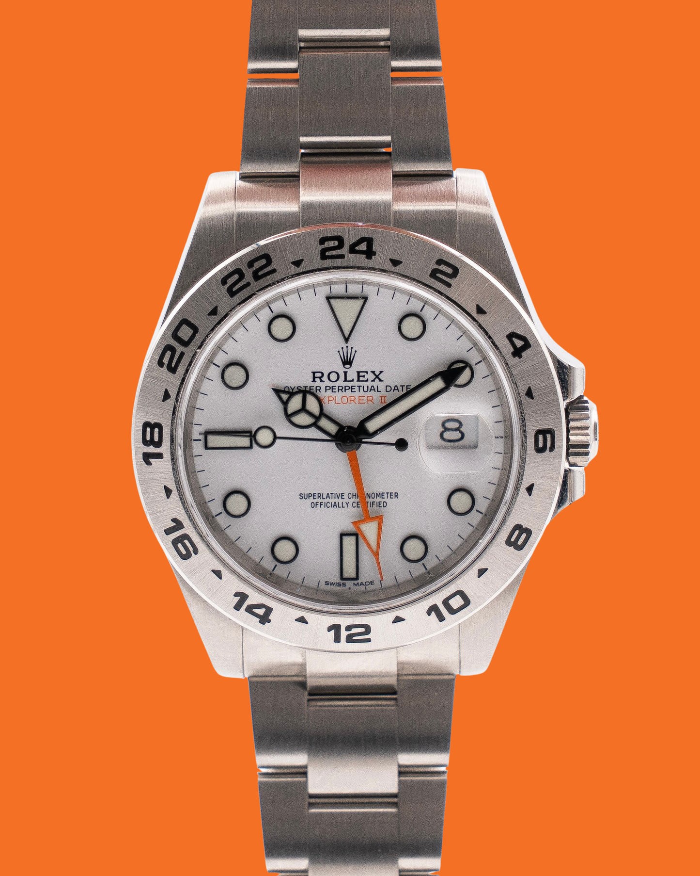 Rolex   Explorer II 42mm 216570 White Dial 2018