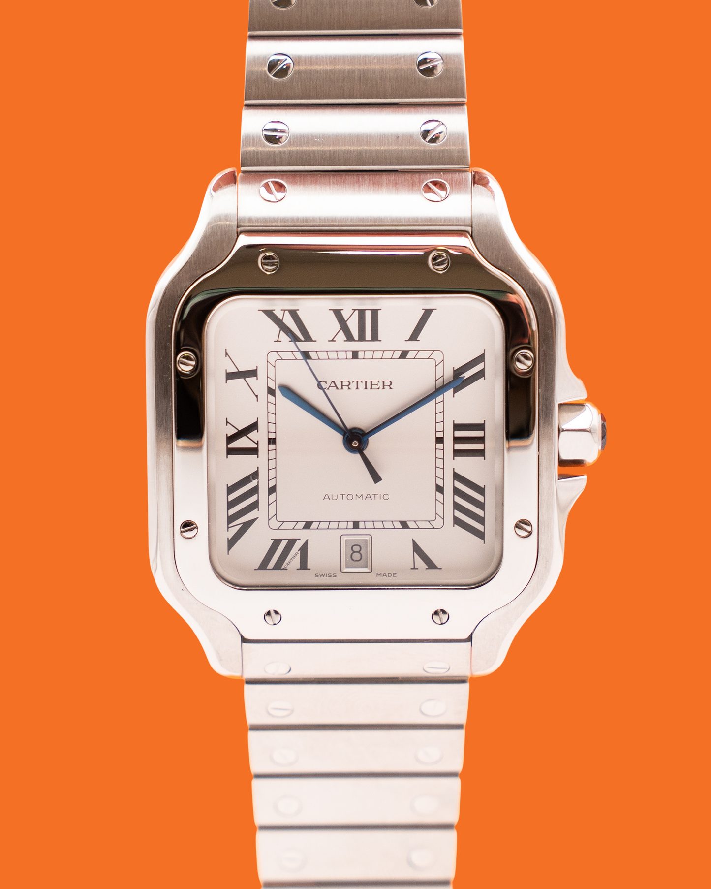 Cartier Santos Large 39.8mm WSSA0018 White Dial