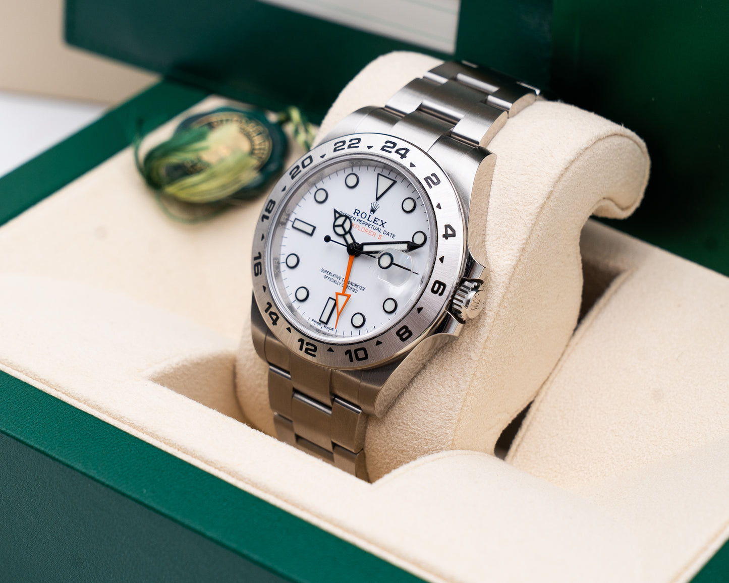 Rolex   Explorer II 42mm 216570 White Dial 2018
