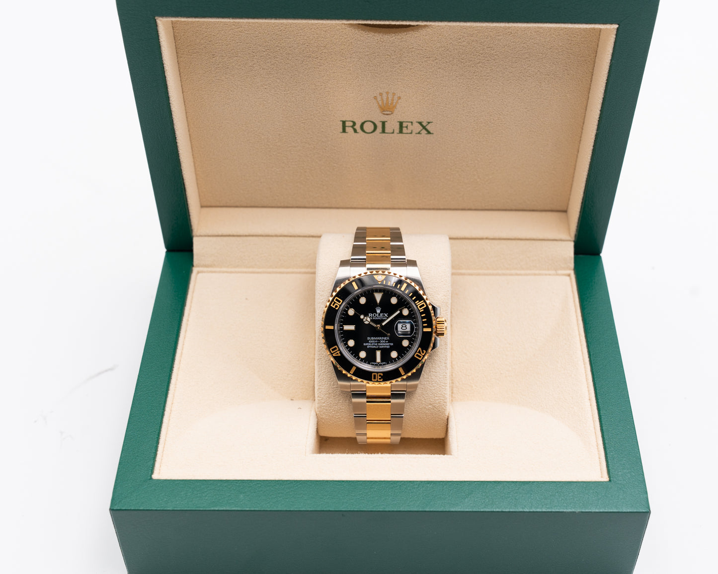 Rolex Submariner Date 40mm 116613LN Two Tone Black Dial V Serial