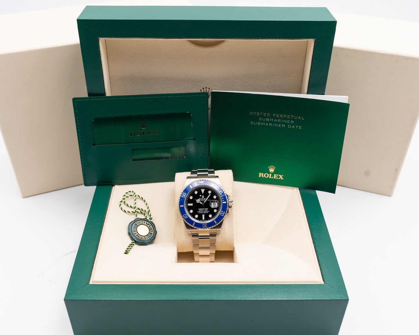 Rolex Submariner Date 41mm 126619LB White Gold Blue Bezel Cookie Monster 2021