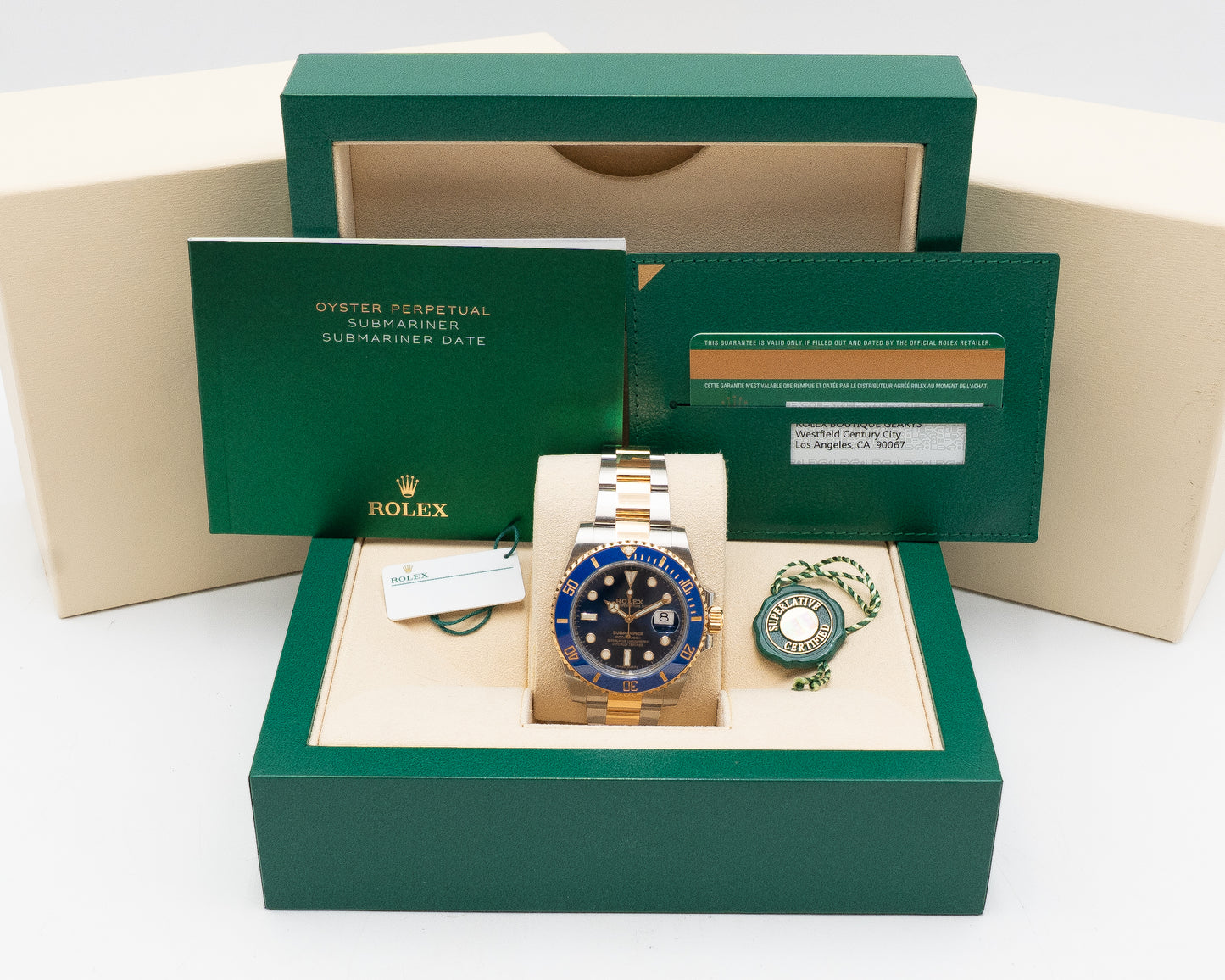 Rolex Submariner Date  116613LB 40mm Rolesor / "Bluesy" 2019
