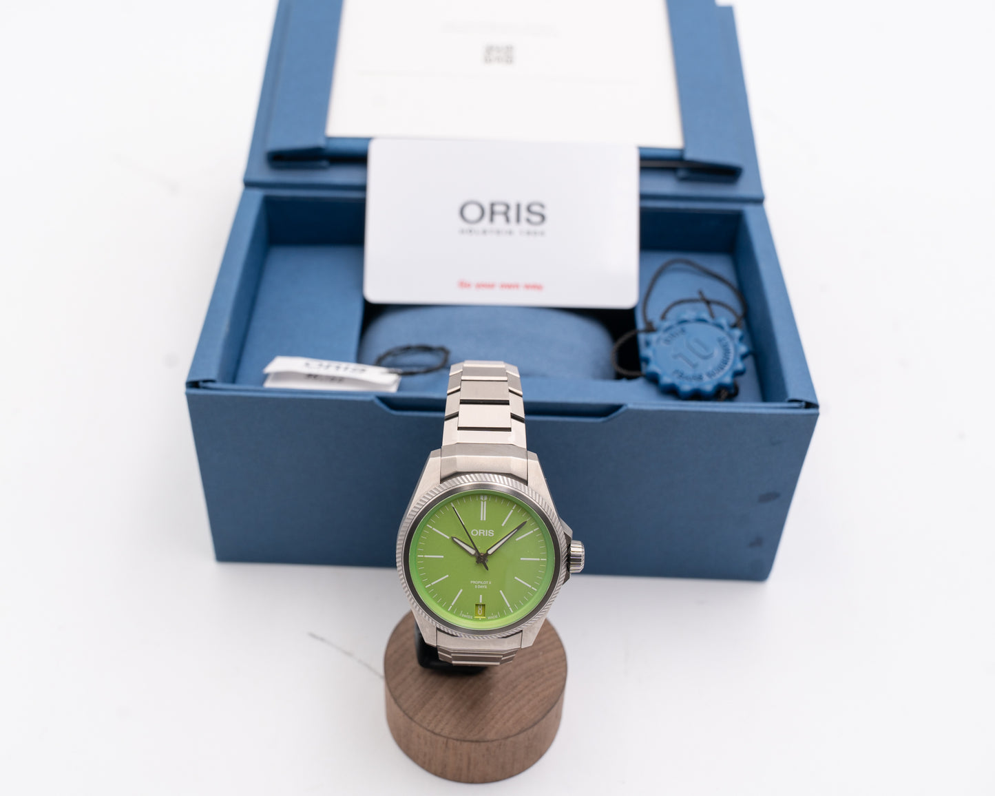 Oris Propilot X Kermit Edition 39mm 01 400 7778 7157 Titanium Green