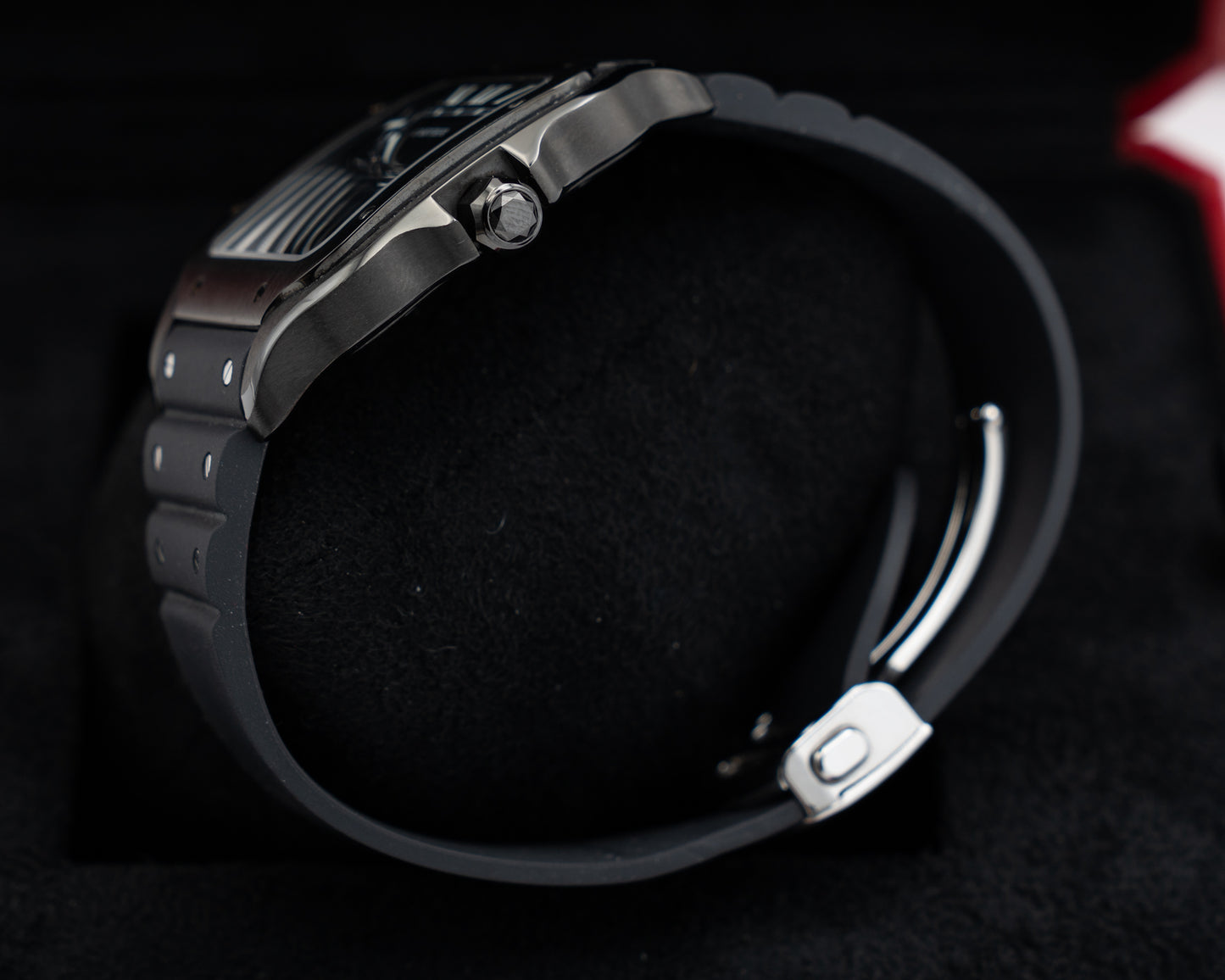 Santos de Cartier 39.8mm WSSA0039 Black DLC