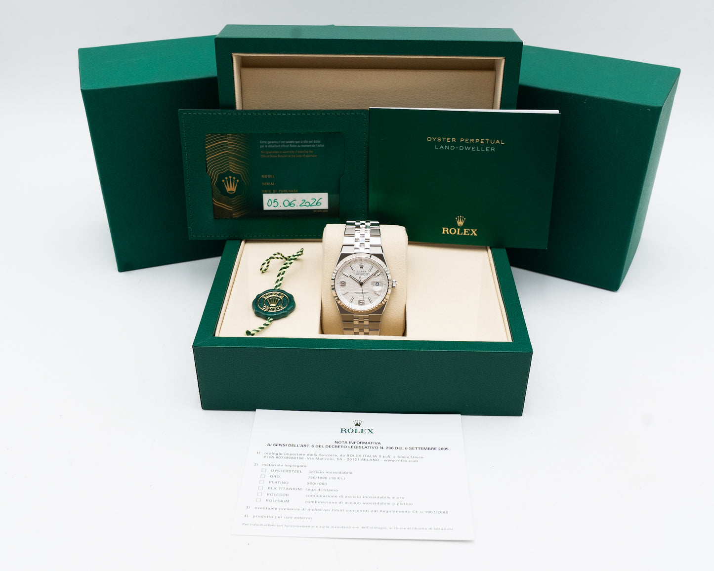 NEW Rolex Land-Dweller 127234 36mm White Dial 2026