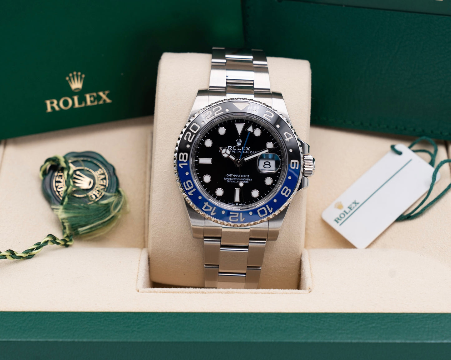 Rolex GMT Master II 40mm 126710BLNR Batman 2023