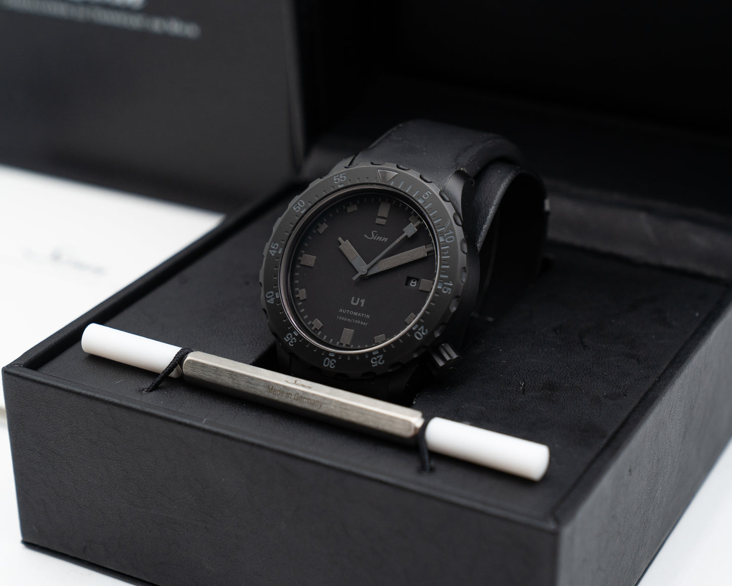 Sinn U Black Hour Glass Limited Edition of 399 All Black