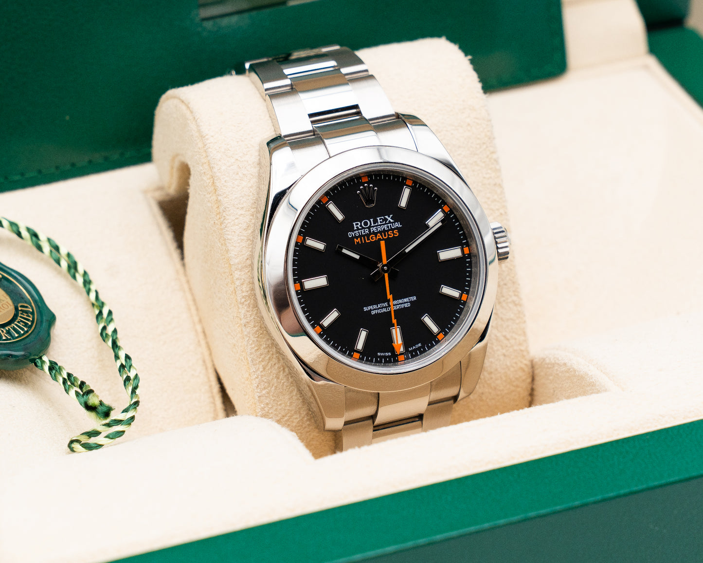 Rolex Milgauss 40mm 116400 Black Dial 2013