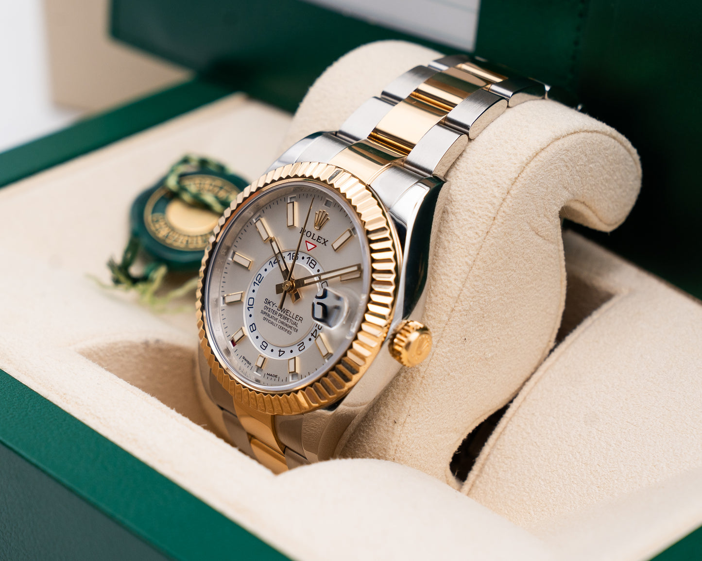 Rolex Sky-Dweller 42mm 326933 Two Tone White Dial 2019