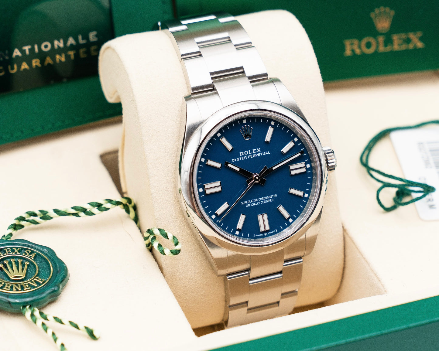 Rolex Oyster Perpetual 41mm 134300 Med Blue Dial 2025