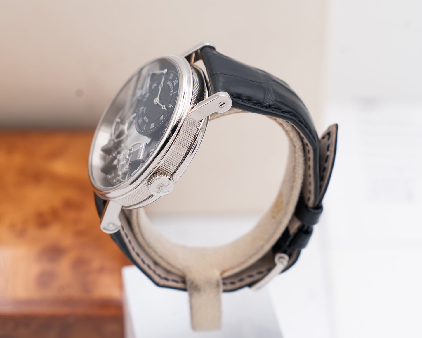 Breguet Tradition 40mm 7057BB/G9/9W6 White Gold Black Alligator Strap 2017