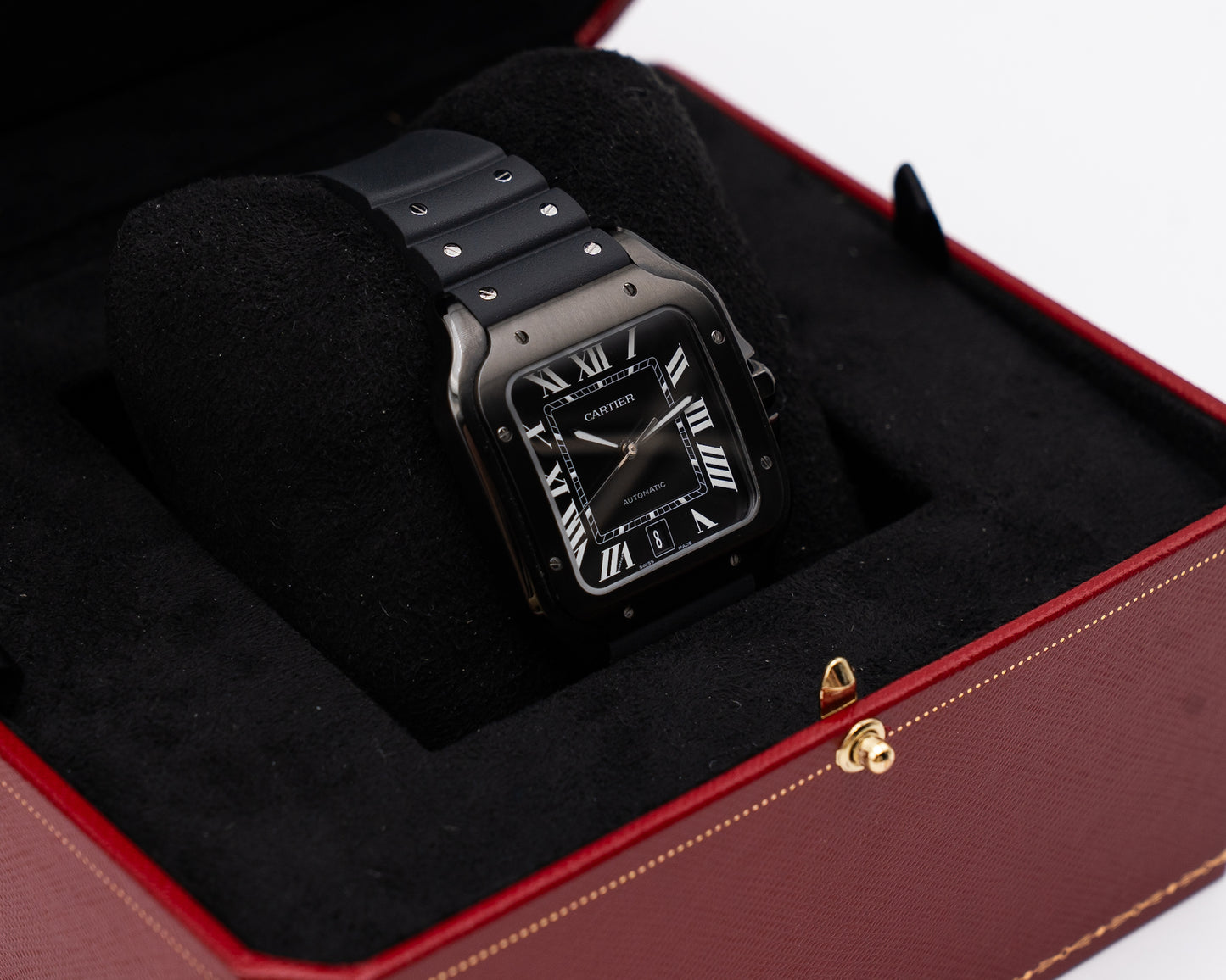 Santos de Cartier 39.8mm WSSA0039 Black DLC