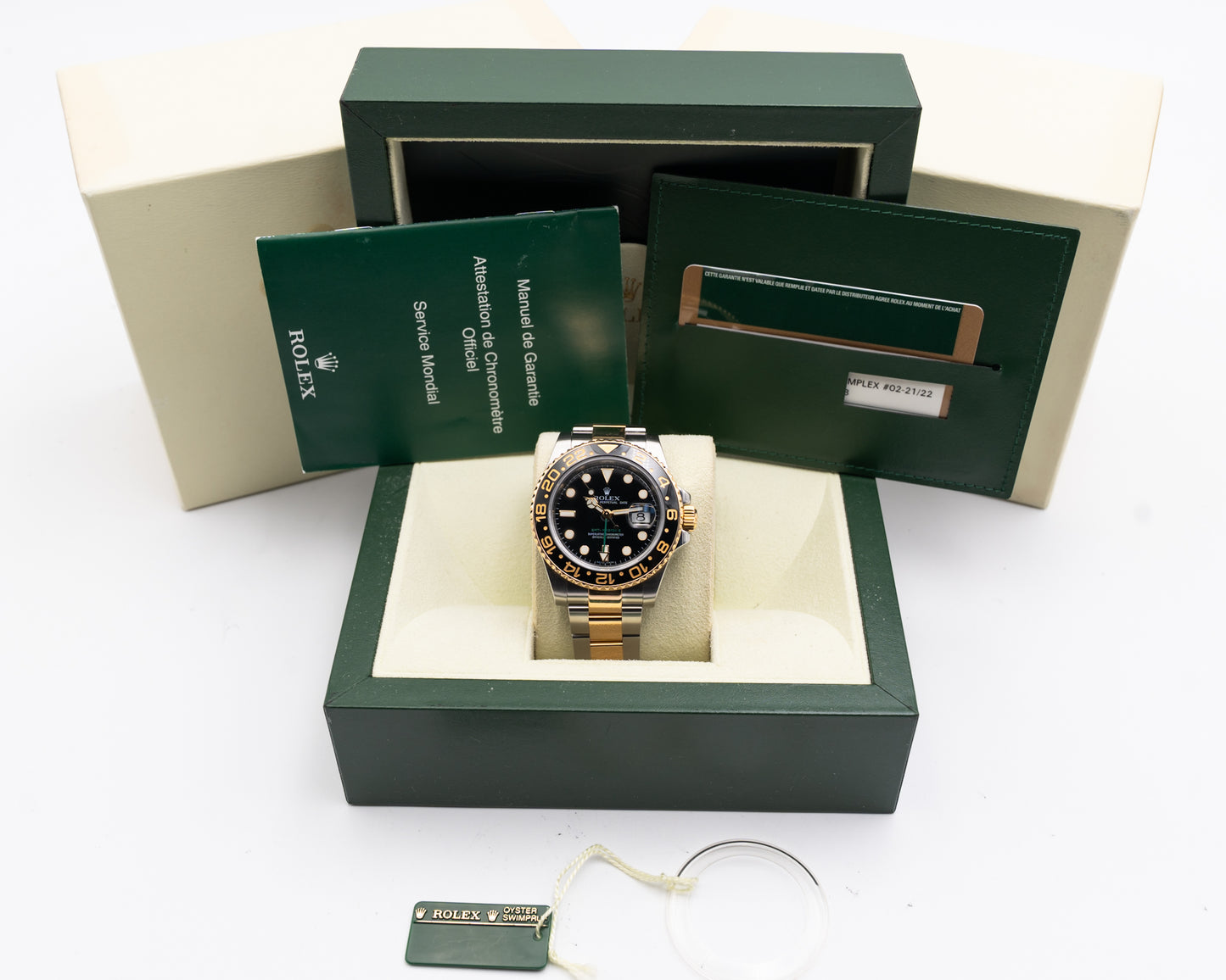 Rolex GMT Master II 40mm 116713ln Black Dial Two-Tone 2009