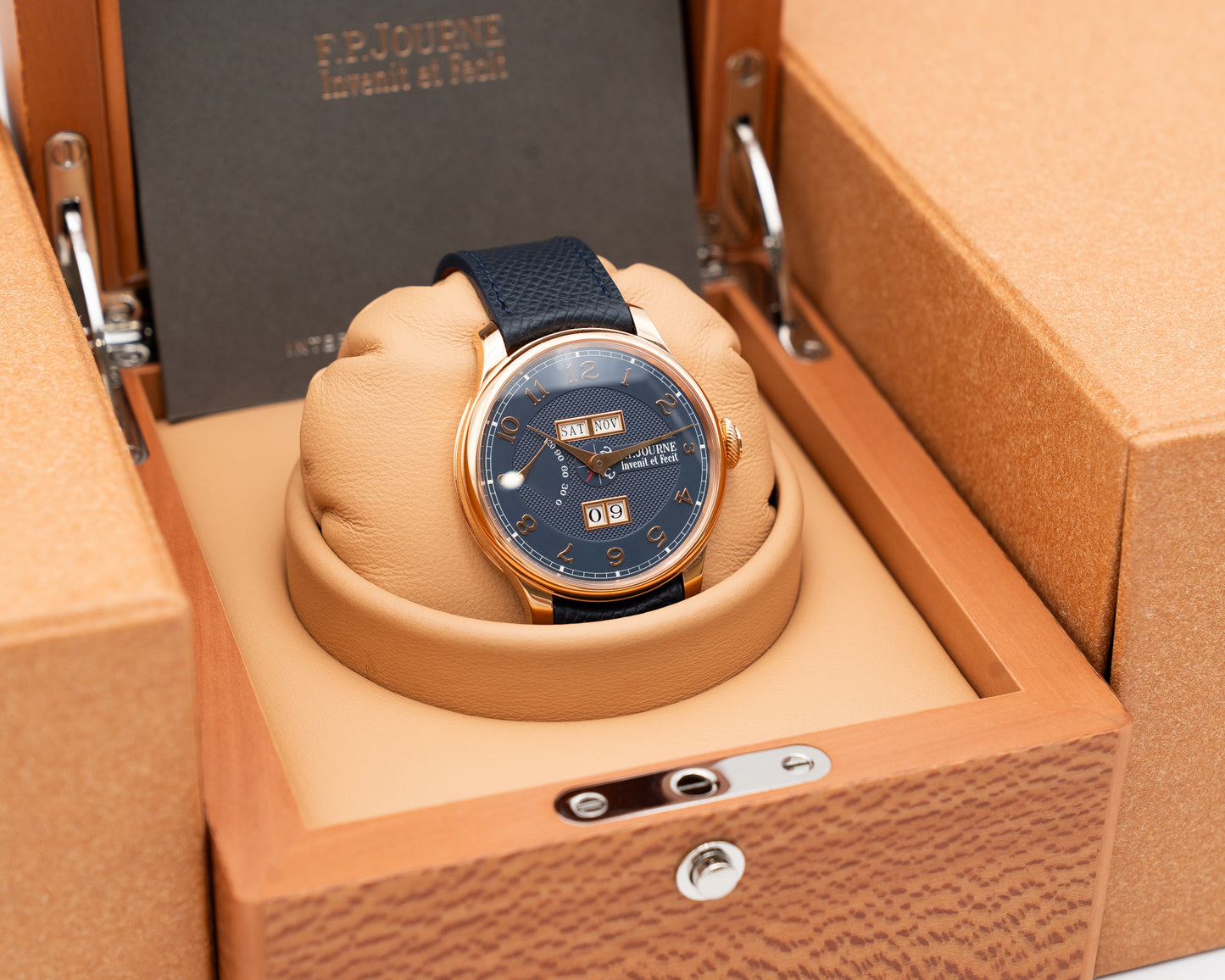 FPJ / F.P. Journe Perpetual Calendar Boutique Edition 18k Rose Gold Blue Dial 2024
