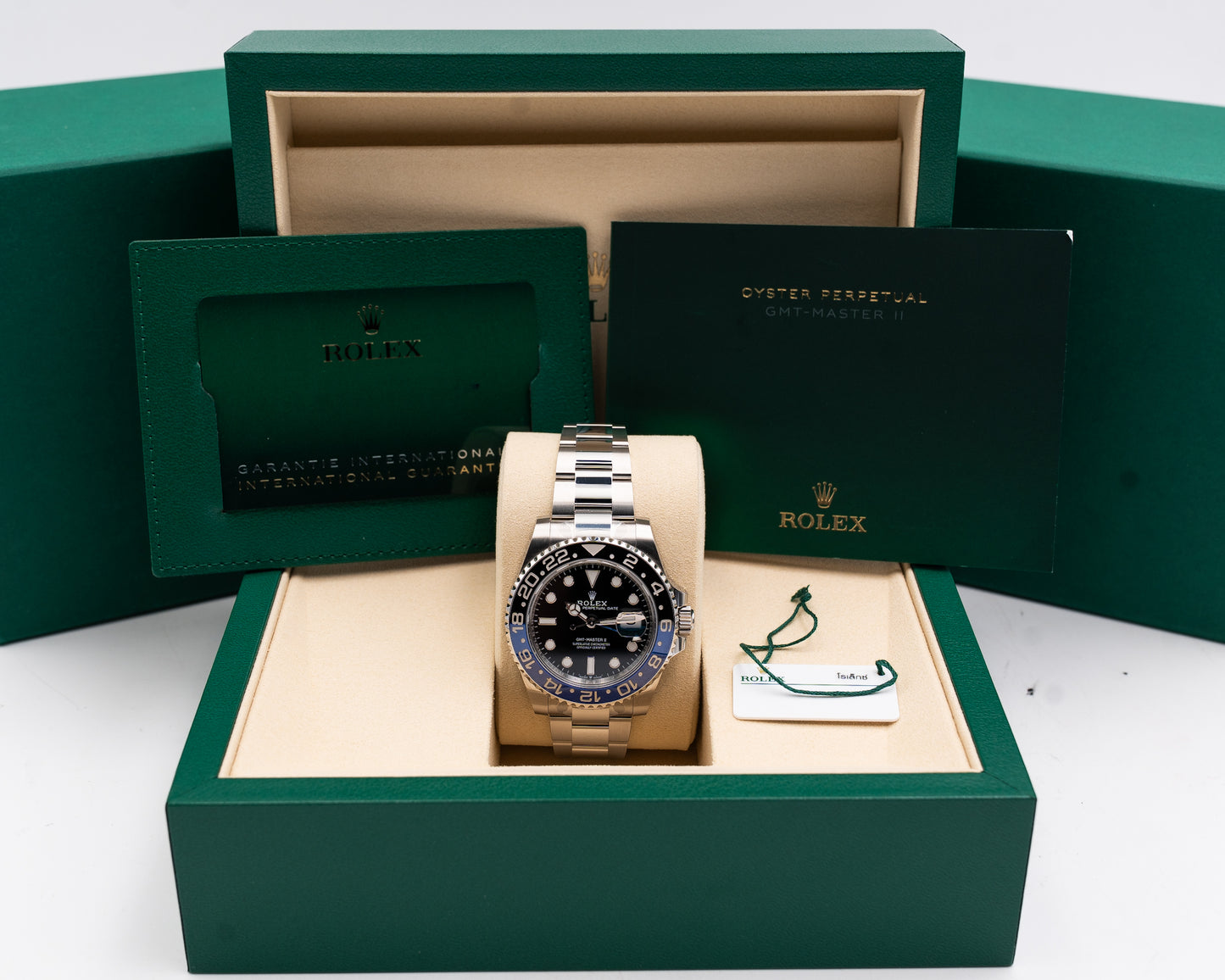 UNWORN STICKERED Rolex GMT Master II 40mm 126710BLNR Batman 2026