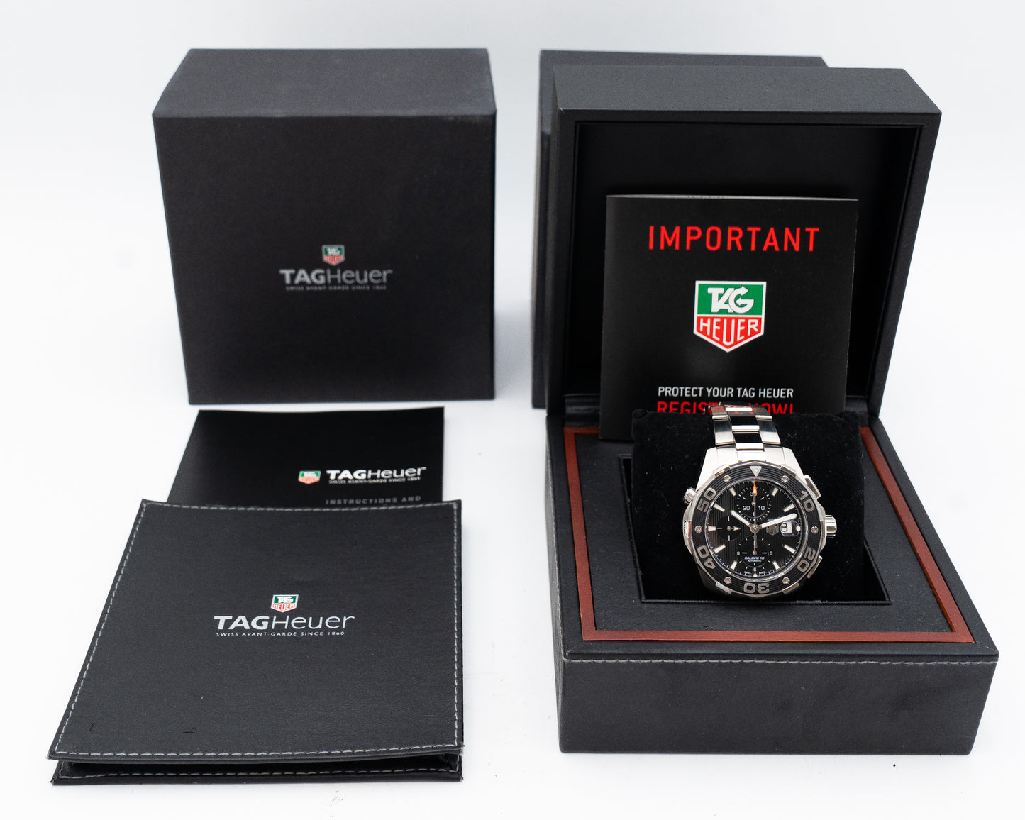 Tag Heuer Aquaracer 500m Calibre 16 44mm caj2110-ba0872 Black Dial