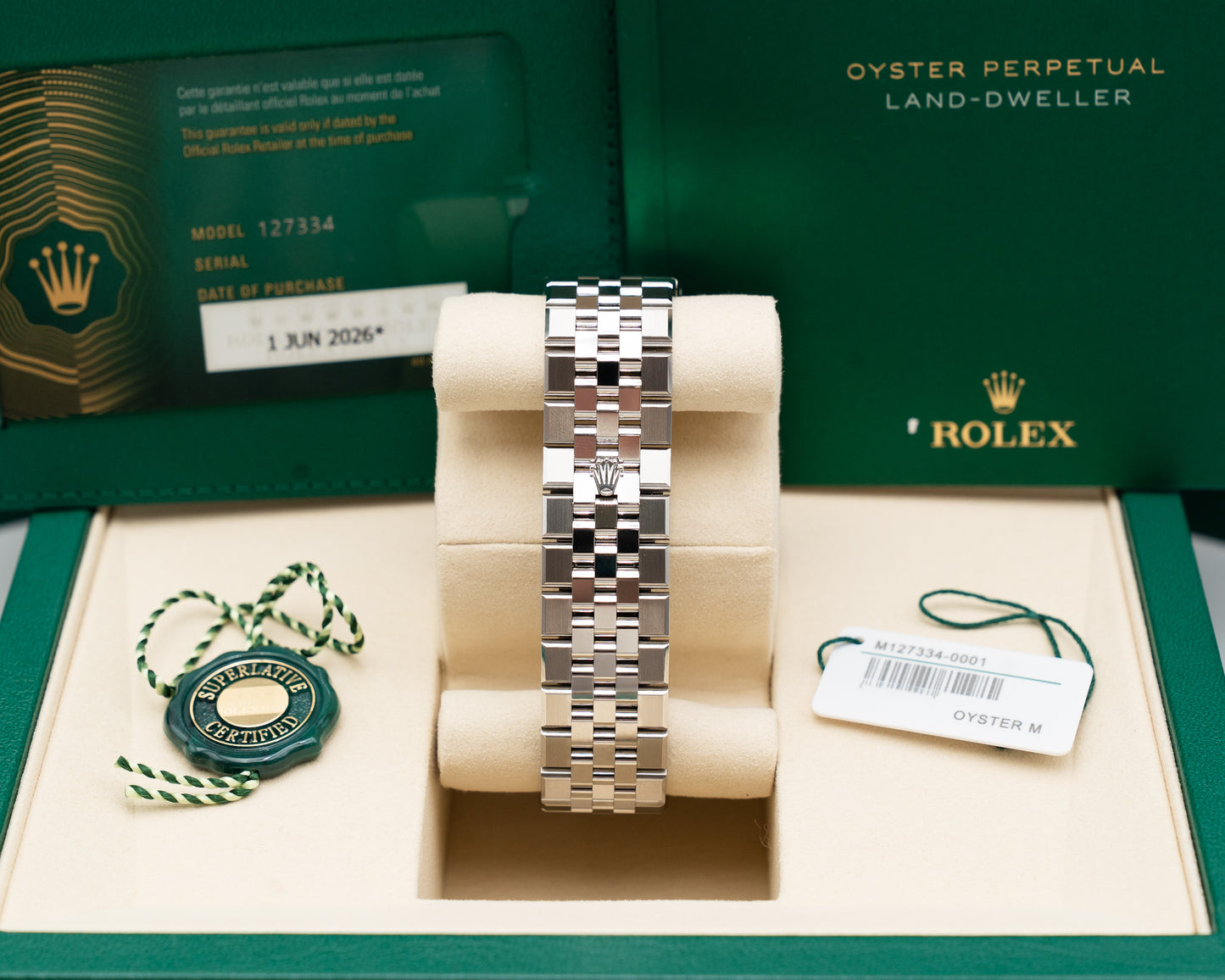 UNWORN Rolex Land-Dweller 127334 40mm White DIal 2026