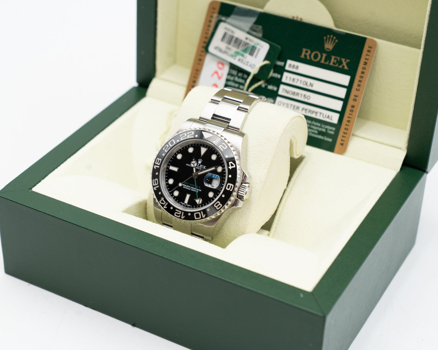 Rolex GMT-Master II 116710LN 40mm Green Arrow 2014