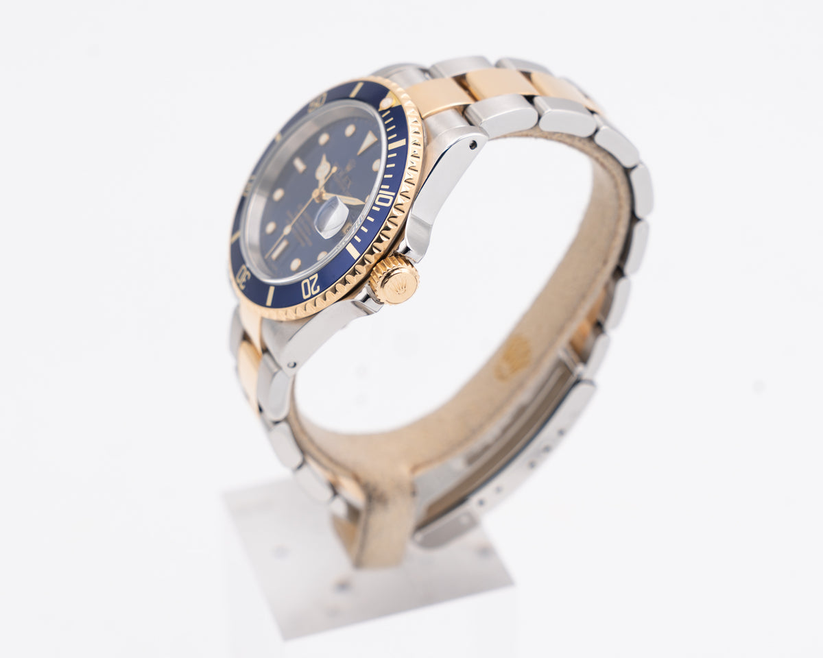Rolex Submariner Date 40mm 16613LB Two Tone Yellow Bluesy A-Serial