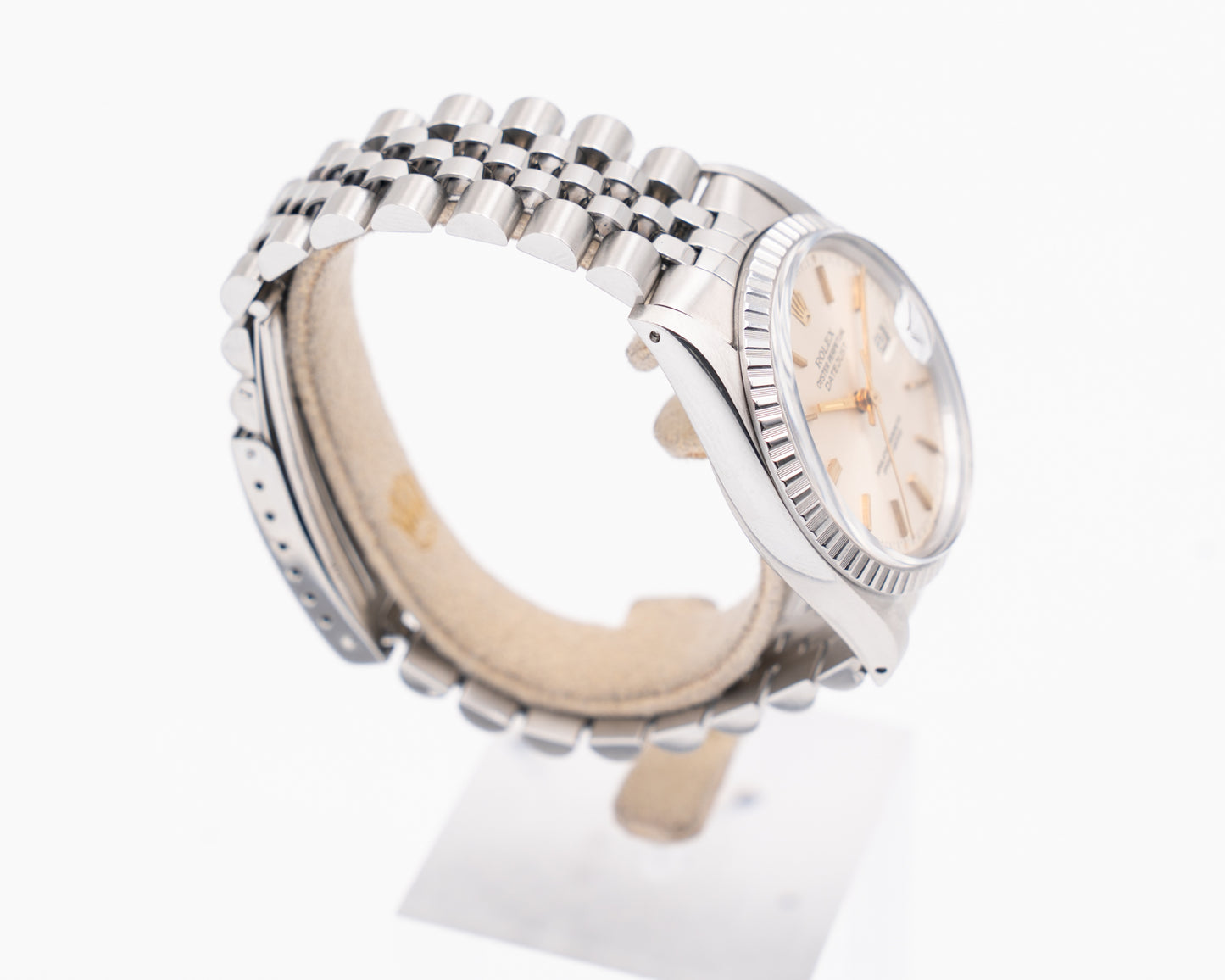 Rolex Datejust 36mm 16030 Silver Dial Fluted Jubilee