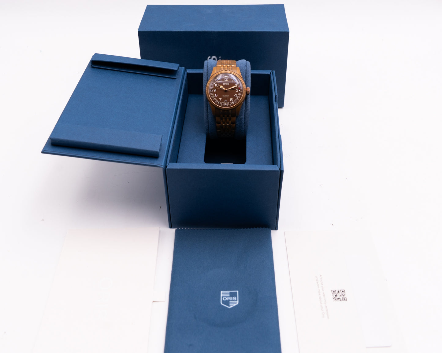 Oris Big Crown Bronze Pointer Date 40mm Brown Dial Bronze Bracelet