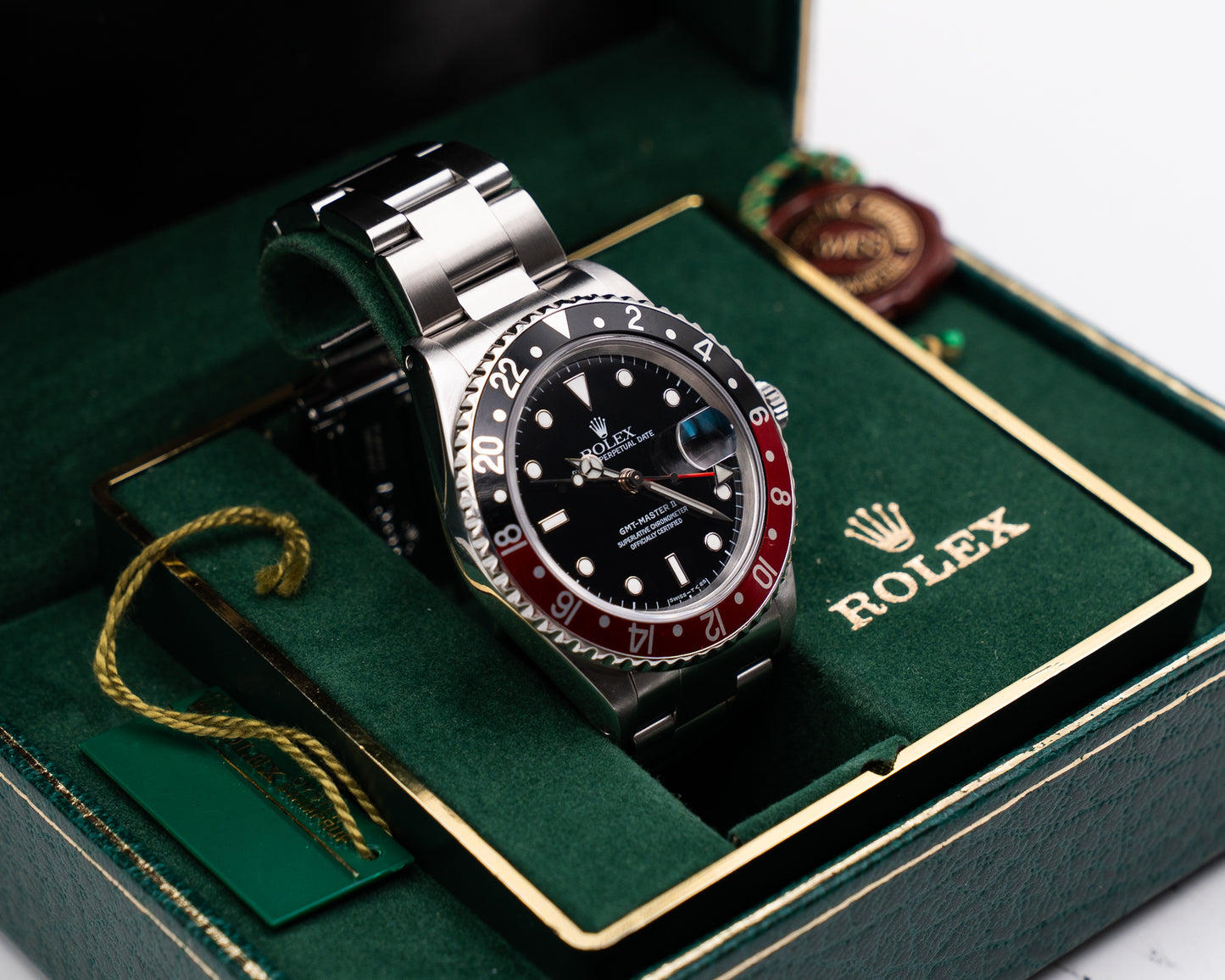 Rolex GMT Master II 40mm 16710 Coke Black and Red Bezel 1994