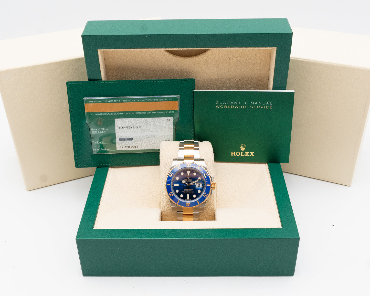 Rolex Submariner Date 116613LB 40mm Rolesor Two tone / "Bluesy" 2018