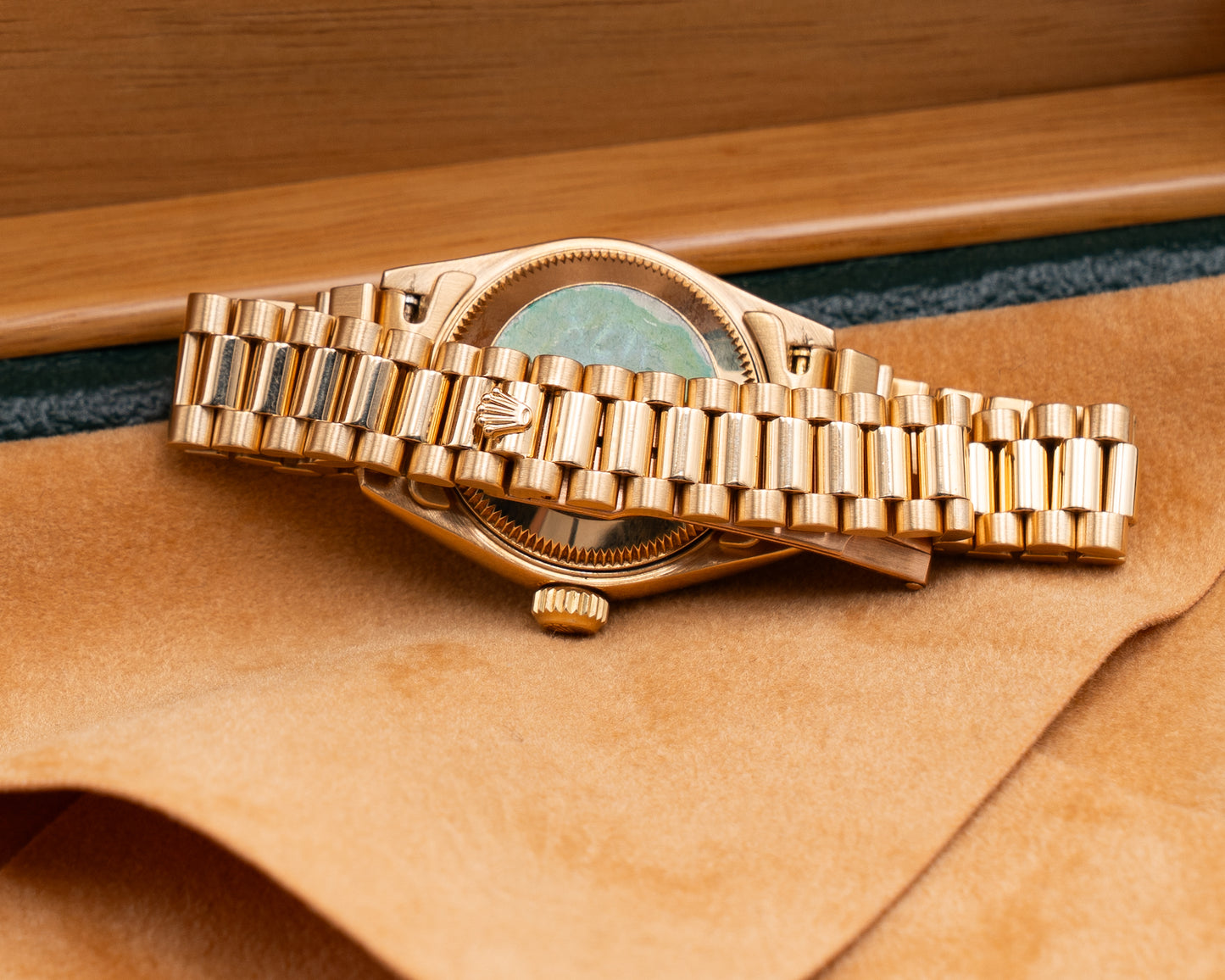 Rolex President 26mm 69178 Yellow Gold Diamond Dial T Serial