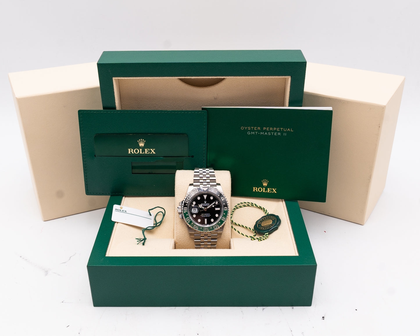 UNWORN STICKERED Rolex GMT-Master II 40mm 126720VTNR Sprite on Jubilee 2022