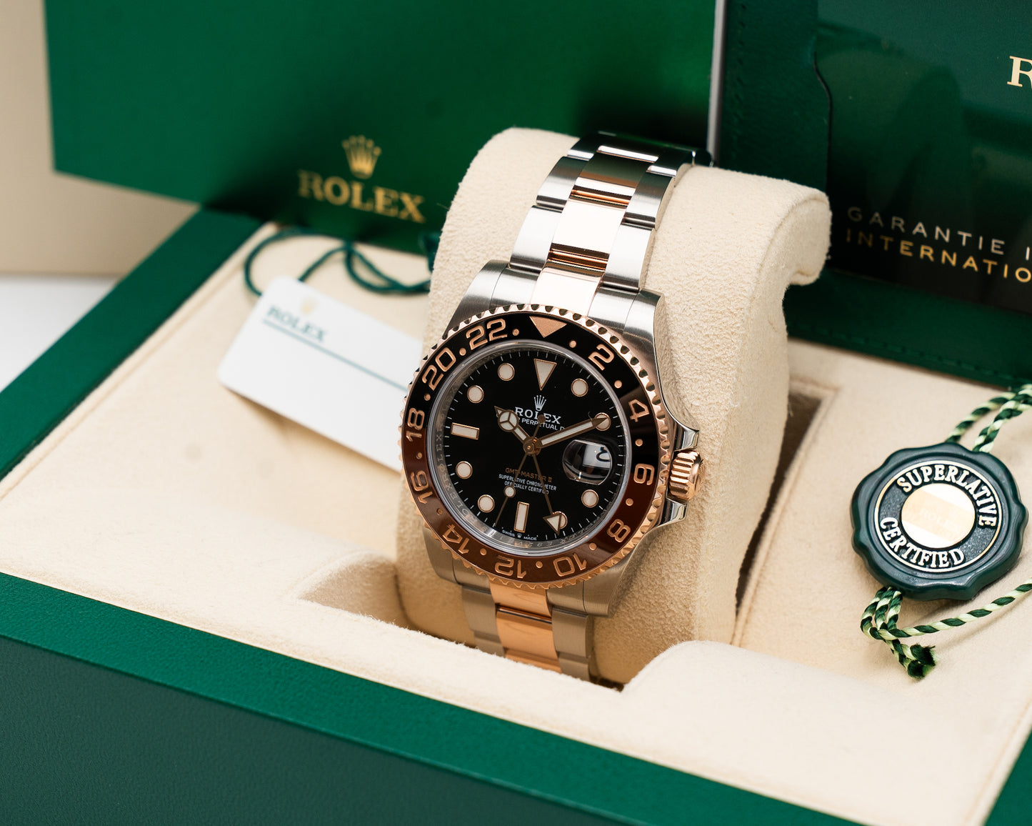 Rolex GMT Master II 40mm 126711CHNR Rootbeer Rose Gold  2022