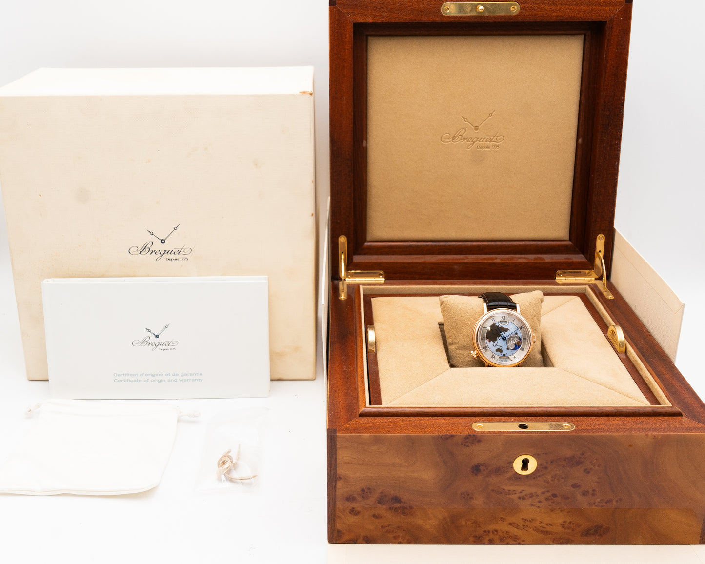 Breguet Classique Hora Mundi 43mm 5717BR/US/9ZU World Timer Rose Gold 2015