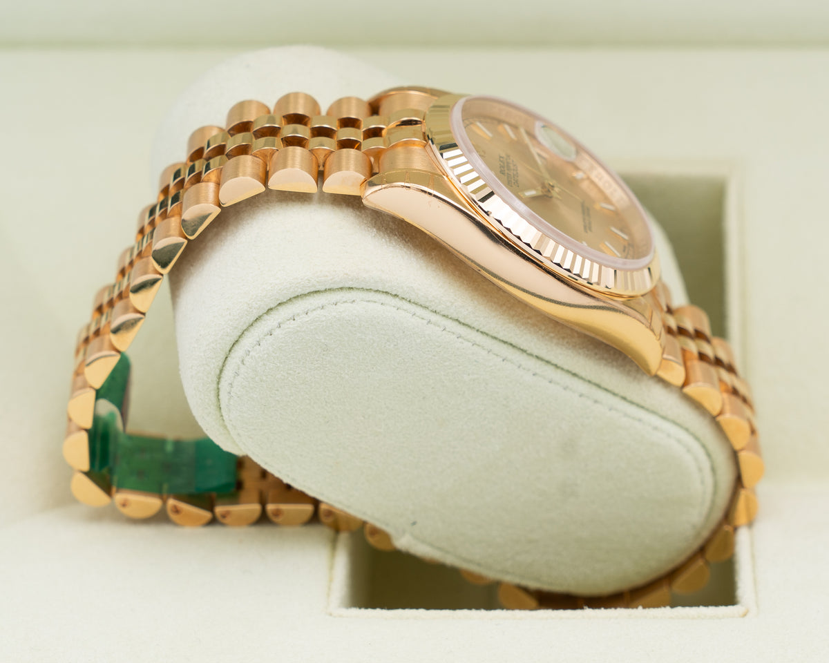 UNWORN STICKERED Rolex Datejust 36mm 116238 Full Yellow Gold 2007