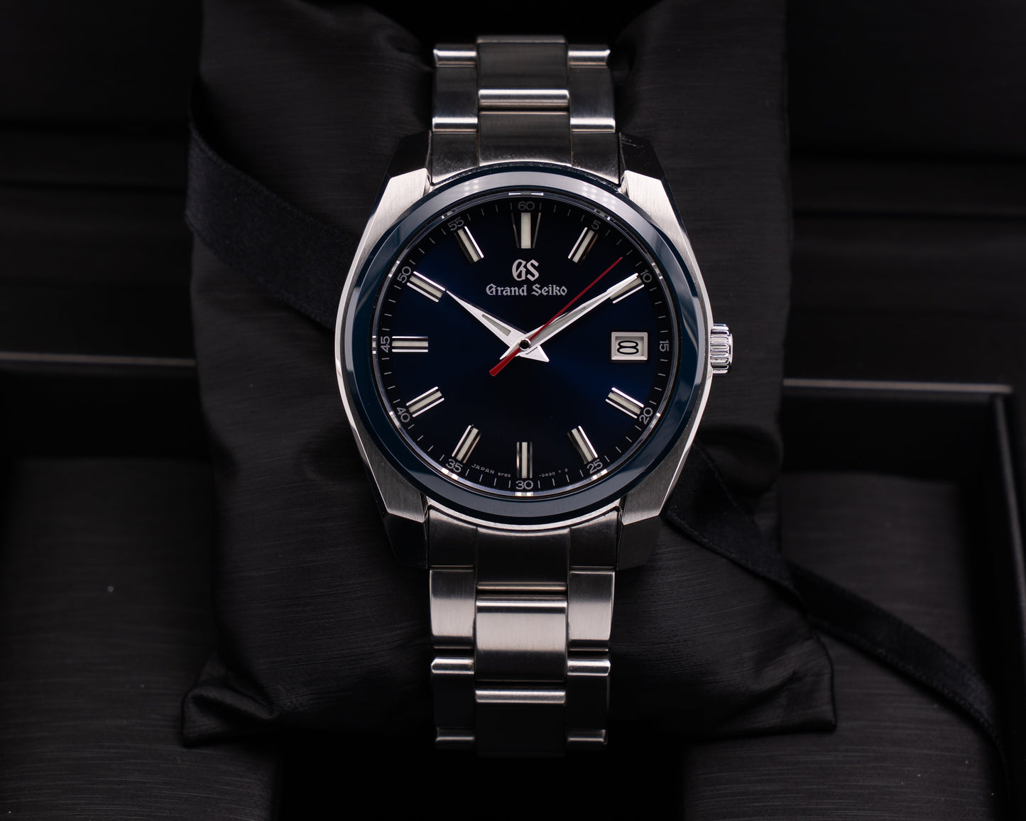 Grand Seiko 60th Anniversary Limited Edition 40mm SBGP015 Blue Dial Red Seconds Hand Quartz 2020