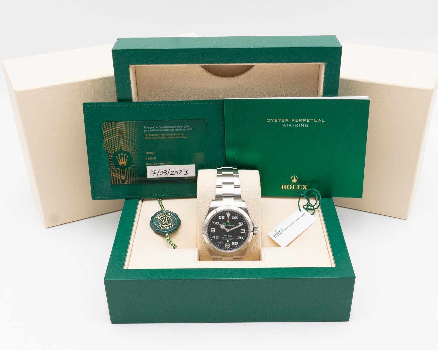 Rolex Air King 126900 40mm Black 2023
