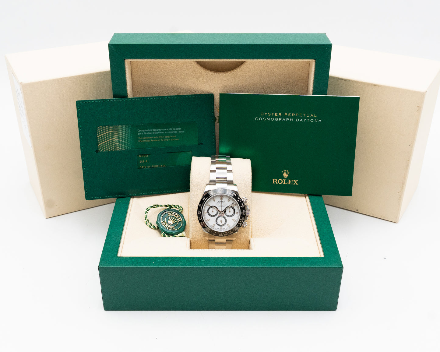 Rolex Cosmograph Daytona 40mm 116500LN White Panda Dial 2020