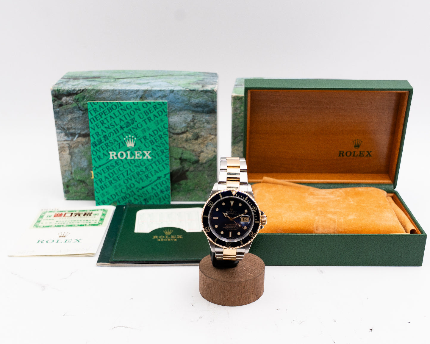 Rolex Submariner Date 40mm 16613LB Two Tone Yellow Bluesy A-Serial