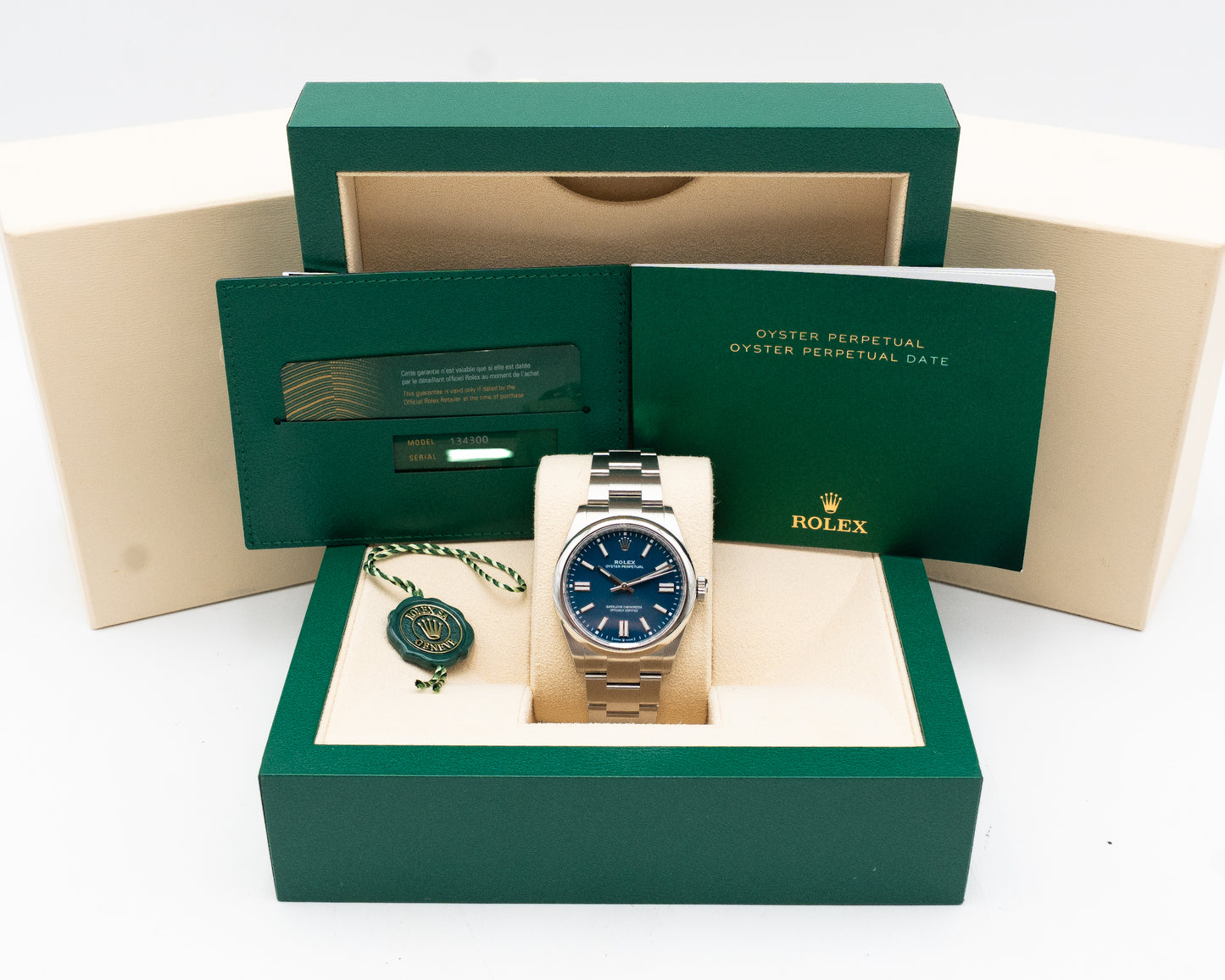 Rolex Oyster Perpetual 41mm 134300 Med Blue Dial 2026