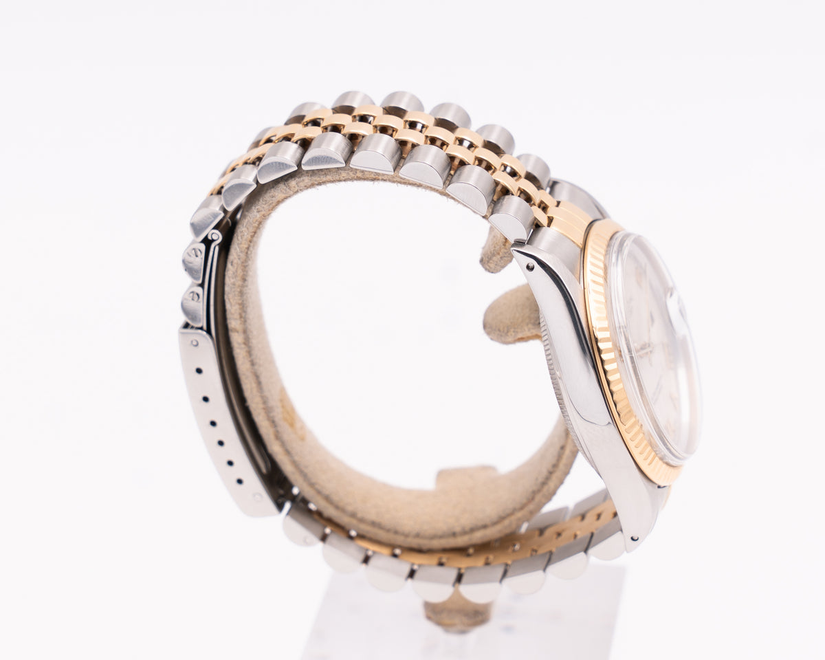 Rolex Datejust 36mm 16013 Pyramid Dial on Jubilee Two Tone R-Serial