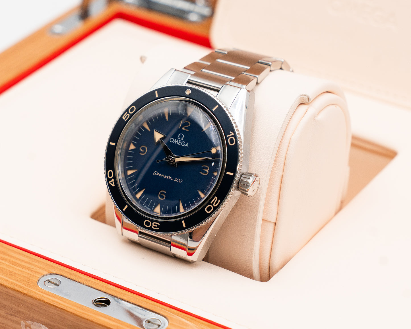 Omega Seamaster 300Co-Axial Master Chronograph  234.30.41.21.03.001 41mm Blue Dial 2022