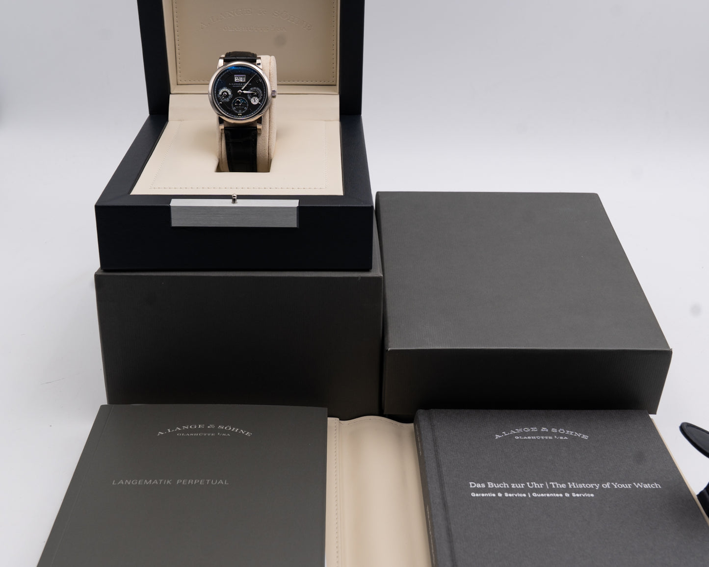 A. Lange & Söhne 38.5 mm LSLS3103at White Gold Perpetual Calendar Black Dial 2022