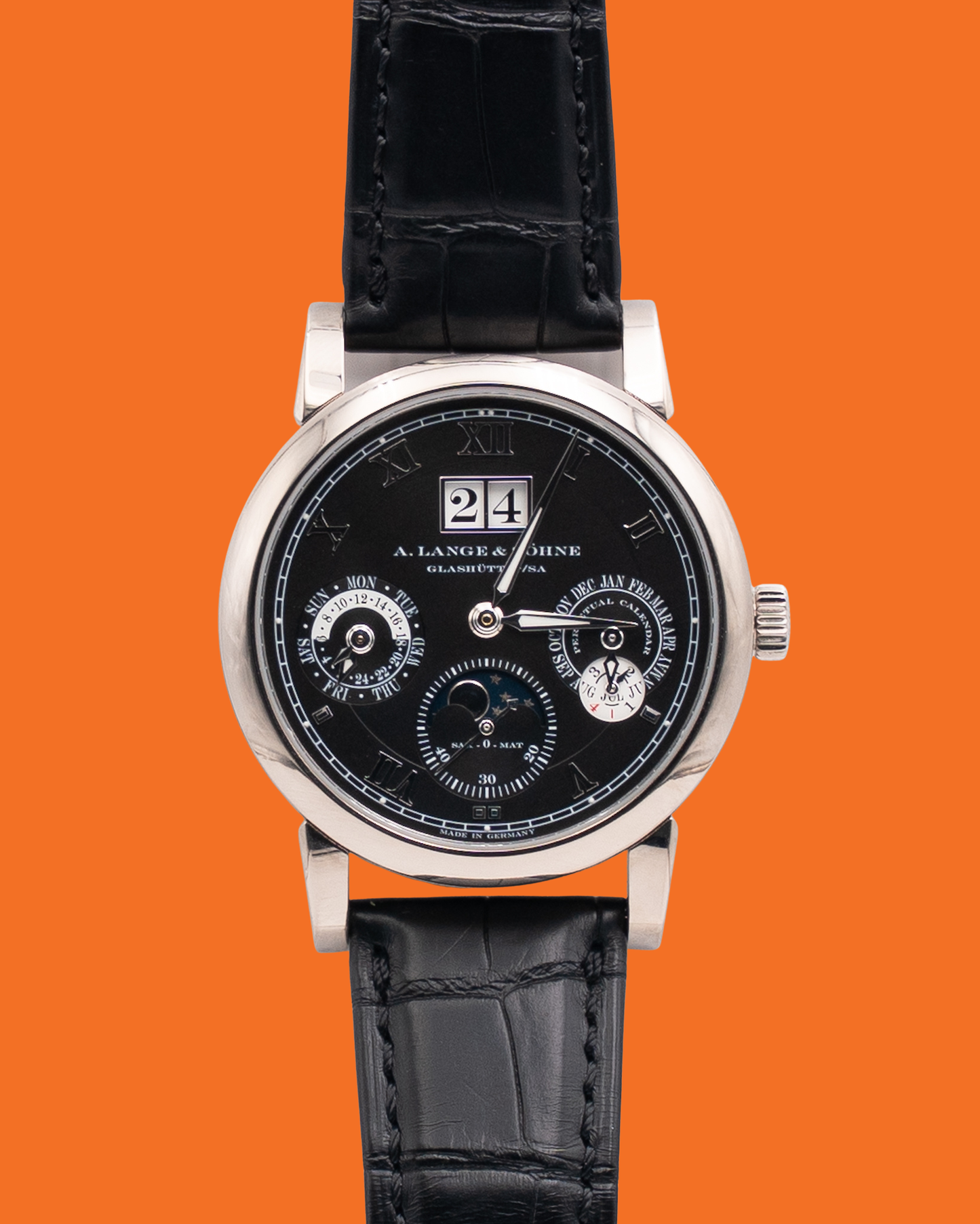 A. Lange & Söhne 38.5 mm LSLS3103at White Gold Perpetual Calendar Black Dial 2022